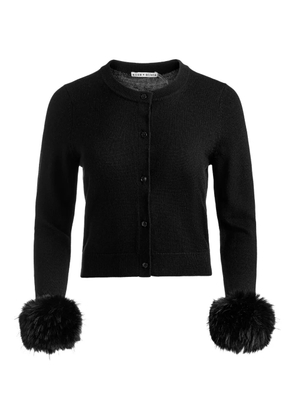alice + olivia Dollie cardigan - Black
