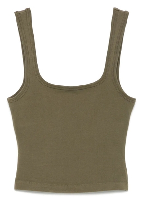 ENTIRE STUDIOS square neck tank top - Green