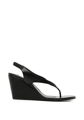 Senso 95mm Yoto I leather sandals - Black
