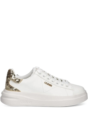 GUESS USA Elbina sequin-heel sneakers - White
