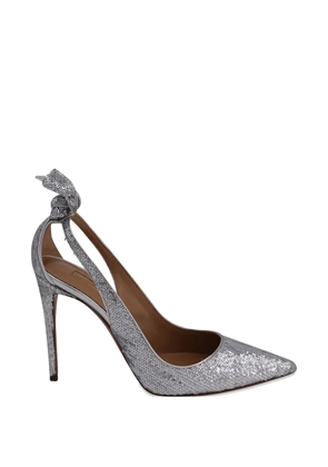 Aquazzura sequined pumps - Silver