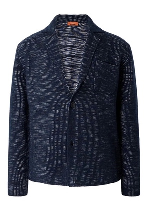 Missoni textured single-breasted blazer - Blue