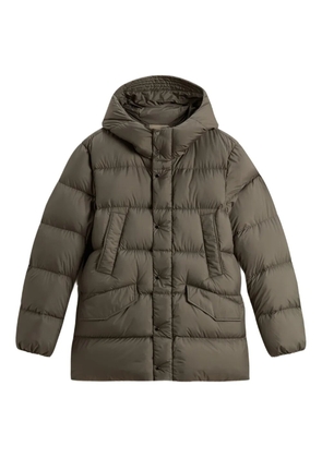 Woolrich hooded quilted parka - Green