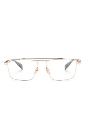 Balmain Eyewear Brigade VI square-frame glasses - Gold