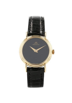 Jaeger-LeCoultre 1970 Jaeger-LeCoultre calf leather 28mm watch_x007f_ - Black