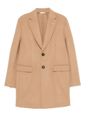 Manuel Ritz single-breasted coat - Neutrals