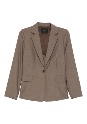 JOSEPH single-breasted wool blazer - Brown