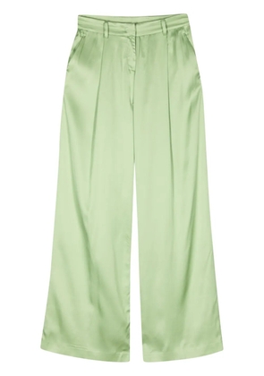Nº21 Hose satin palazzo trousers - Green