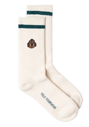PELO FOUNDATION yorkshire-patch socks - White