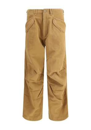 R13 flap-pocket trousers - Brown