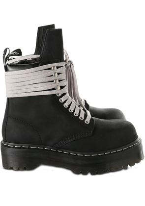 Dr. Martens x Rick Owens Quad Sole Steel Toe combat boots - Black