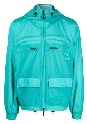 PUMA x Koché reversible zip-up hooded jacket - Blue