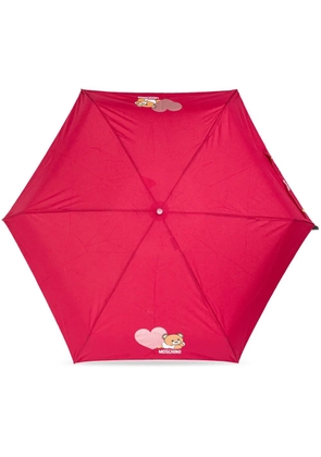 Moschino Teddy Bear-print umbrella - Red