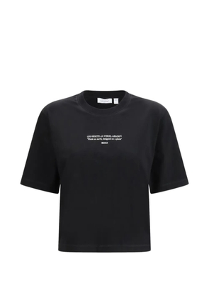 Off-White crew-neck T-shirt - Black
