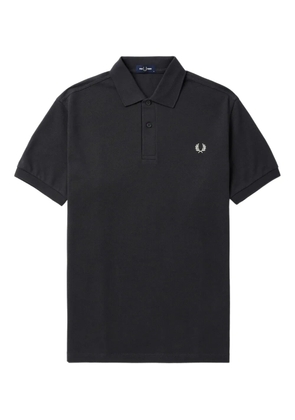 Fred Perry logo-embroidered polo shirt - Grey