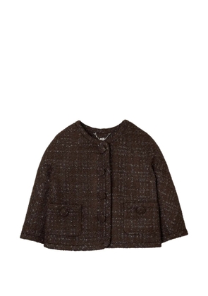 Marc Jacobs chain lady tweed jacket - Brown