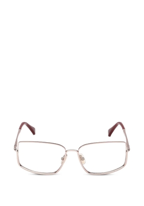 Max Mara Eyewear rectangle frame glasses - Silver