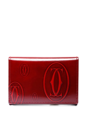 Cartier 2000s Happy Birthday card holder - Red