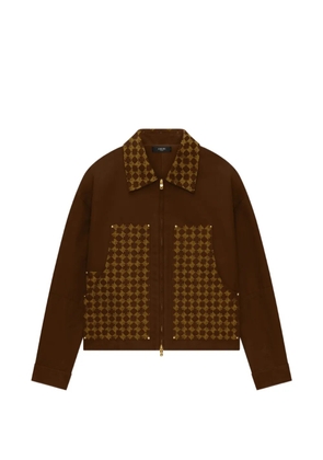 AMIRI zip-fastening jacket - Brown