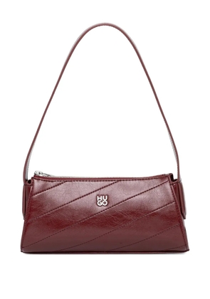HUGO quilted-design shoulder bag - Red