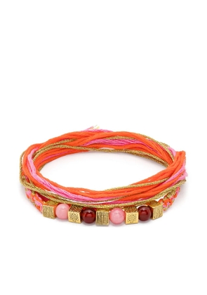 Aurelie Bidermann Honolulu macramé bracelet - Gold