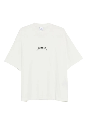 VETEMENTS cotton T-shirt - Neutrals