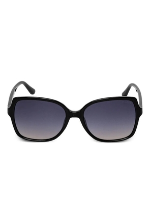 GUESS EYEWEAR embellished oversized sunglasses - Black