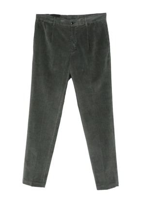 michael coal pleated corduroy trousers - Green
