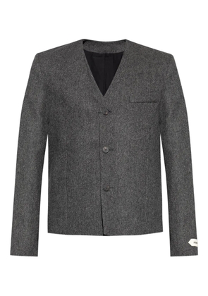 Jacquemus Sera V-neck button jacket - Grey