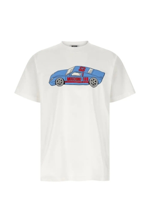 Moschino front print T-shirt - White