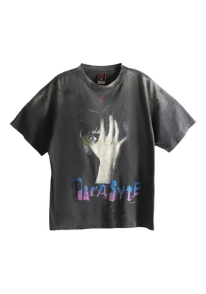 SAINT MXXXXXX graphic print t-shirt - Black
