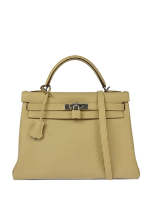 Hermès Pre-Owned 2010 togo leather kelly 32 handbag - Neutrals