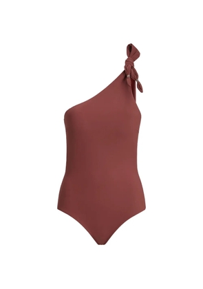Brunello Cucinelli knot Monili swimsuit - Brown
