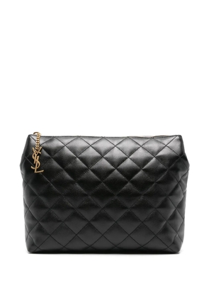 Saint Laurent Cassandre makeup bag - Black