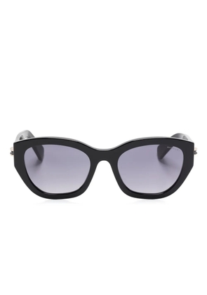 Bvlgari geometric-frame sunglasses - Black