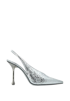 Jimmy Choo isa pointed toe heels pumps - Silver