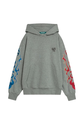 BARROW graphic hoodie - Grey
