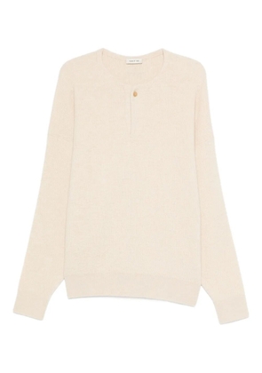 Fear Of God button-front waffle-knit sweater - Neutrals