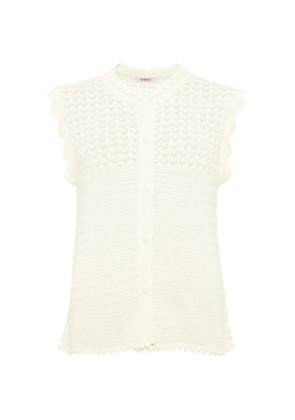 ERES Aurora scalloped top - Neutrals