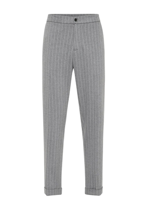 Billionaire pinstripe-pattern trousers - Grey