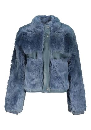 Lorena Antoniazzi shearling jacket - Blue