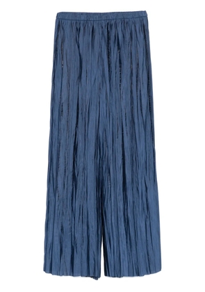 Roberto Collina plissé trousers - Blue