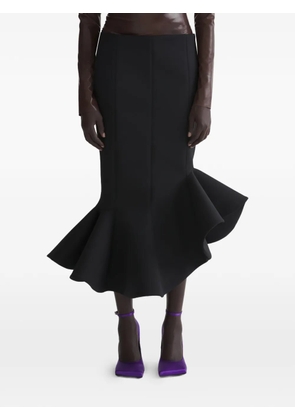 Mugler ruffled skirt - Black