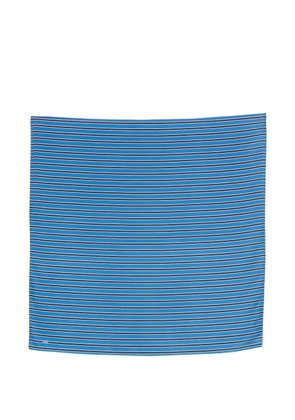 TOTEME striped silk scarf - Blue