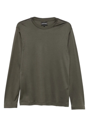 Emporio Armani long-sleeved T-shirt - Green