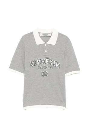 Kimhekim Universe polo shirt - Grey