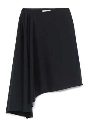 Alexander McQueen asymmetric midi skirt - Blue