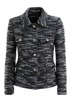 Tagliatore tweed jacket - Black