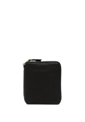 Comme Des Garçons Wallet logo-stamp leather wallet - Black