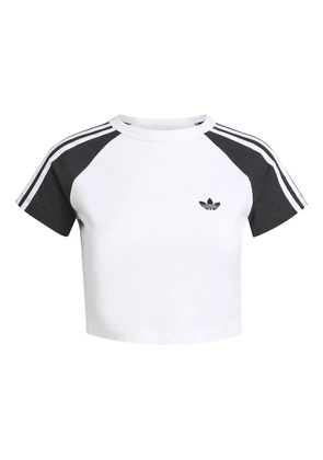 adidas three-stripe baby T-shirt - White